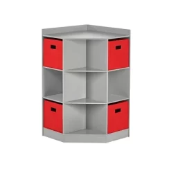5pc Kids' Corner Cabinet Set With 4 Bins Set - RiverRidge Home -Children Peripherals GUEST 0184e15b 1408 4e84 b953 1c81d576dc7c