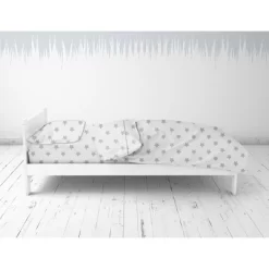 Bacati - Star Gray Ikat Muslin 4pc Toddler Bedding Set -Children Peripherals GUEST 03d187cb f91b 4f3e b612 5a2918f65bac