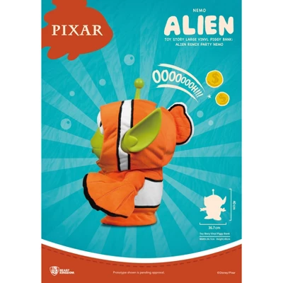 DISNEY Toy Story Large Vinyl Piggy Bank: Alien Remix Party Nemo (Piggy Bank) 1 DISNEY Toy Story Large Vinyl Piggy Bank: Alien Remix Party Nemo (Piggy Bank)