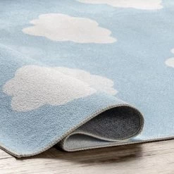 NuLOOM Lilia Machine Washable Kids Cloud Area Rug -Children Peripherals GUEST 068cd927 a77d 4ea1 92ff 992cad21fc9a