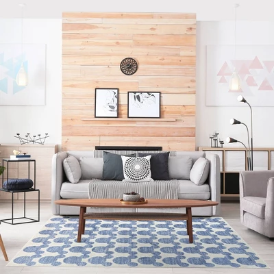 Disney Mickey Mouse Barcelona 7'10"x10' Indoor Area Rug Blue 1 Disney Mickey Mouse Barcelona 7'10"x10' Indoor Area Rug Blue