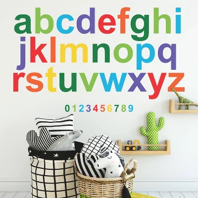 Colorful Lowercase Alphabet Giant Peel And Stick Wall Decals - RoomMates 3 Colorful Lowercase Alphabet Giant Peel And Stick Wall Decals - RoomMates - Image 3