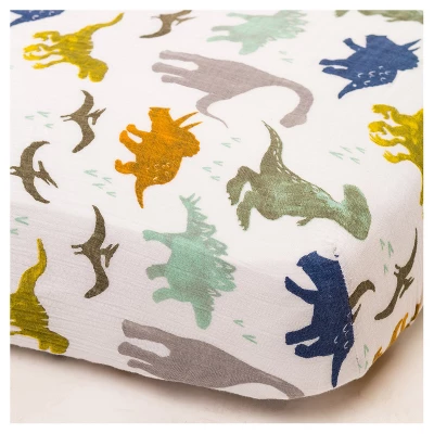 Little Unicorn Cotton Muslin Crib Sheet 10 Little Unicorn Cotton Muslin Crib Sheet - Image 10