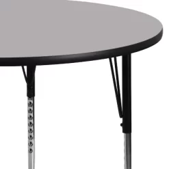 Flash Furniture 48'' Round Thermal Laminate Activity Table - Standard Height Adjustable Legs -Children Peripherals GUEST 0a770e22 5adb 4701 a061 da8ccd838047