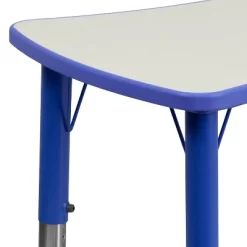 Flash Furniture 21.875"W X 26.625"L Rectangular Plastic Height Adjustable Activity Table -Children Peripherals GUEST 0bda6833 6b90 419d a6cc ceb9140f0a8f