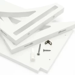 36" Topsy Turvey 2 In 1 Kids' Shelf With Brackets For Underneath Or Facing Upward White - InPlace -Children Peripherals GUEST 0c066f58 ccee 4e93 82b7 5e11fb6a877f