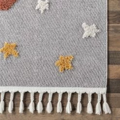 NuLOOM Journee Rocket Ship High-Low Kids Tasseled Area Rug -Children Peripherals GUEST 0f08eca3 590e 476a 8e0e d6c8f97bbee6