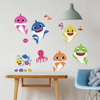 Baby Shark Peel And Stick Wall Decals - RoomMates 2 Baby Shark Peel And Stick Wall Decals - RoomMates - Image 2