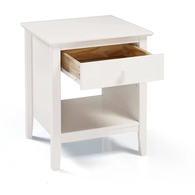 Weston Nightstand White - Alaterre Furniture 1 Weston Nightstand White - Alaterre Furniture