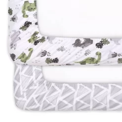 The Peanutshell Fitted Crib Sheets - Green And Gray Dinosaur - 2pk 8 The Peanutshell Fitted Crib Sheets - Green And Gray Dinosaur - 2pk -Children Peripherals GUEST 1264ea1e 08b6 4a21 a7c8 16dbd70c6727
