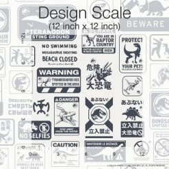 Jurassic World Dominion Signs Peel And Stick Wallpaper Tan/Blue - RoomMates 7 Jurassic World Dominion Signs Peel And Stick Wallpaper Tan/Blue - RoomMates -Children Peripherals GUEST 134a780e be39 48eb ad68 dc711c6fee4a