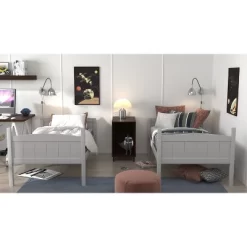 Twin Over Twin Alexis Wood Arch Bunk Bed - Hillsdale Furniture -Children Peripherals GUEST 1449bf83 1e6f 41f9 a939 085c5be7e947