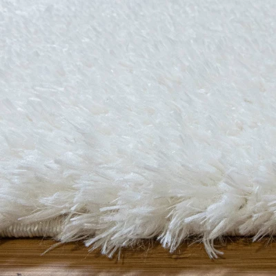 4'x6' Shag Rug Ivory - Gertmenian 1 4'x6' Shag Rug Ivory - Gertmenian