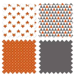 Bacati - Playful Fox Orange Gray 4 Pc Toddler Bedding Set 9 Bacati - Playful Fox Orange Gray 4 Pc Toddler Bedding Set -Children Peripherals GUEST 1aa203ae 91df 4120 9123 a0c74b28dcd8 1