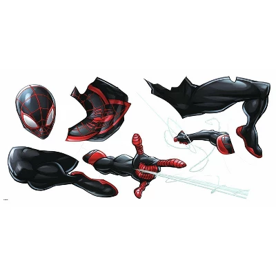 Roommates Spider-Man Miles Morales Peel And Stick Giant Wall Decal 2 Roommates Spider-Man Miles Morales Peel And Stick Giant Wall Decal - Image 2