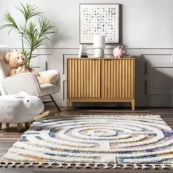 NuLOOM Ava Colorful Maze Kids Tassel Area Rug 15 NuLOOM Ava Colorful Maze Kids Tassel Area Rug -Children Peripherals GUEST 22928018 9ef9 4ffe 8748 cee941b61a44