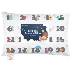 KeaBabies Toddler Pillow With Pillowcase, 13X18 Soft Organic Cotton Toddler Pillows For Sleeping, Kids Travel Pillow Age 2-5 -Children Peripherals GUEST 24c48f53 aa46 4b5b 923f 49340fc02840