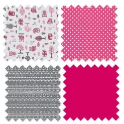 Bacati - Owls In The Woods Pink Fuschia Gray 4 Pc Toddler Bedding Set 13 Bacati - Owls In The Woods Pink Fuschia Gray 4 Pc Toddler Bedding Set -Children Peripherals GUEST 25d1307d 7333 4951 9c4a 6847897d49b9
