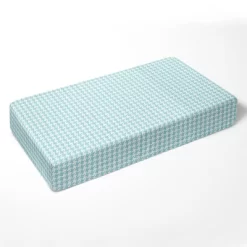 Bacati - Houndstooth Aqua Muslin 3 Pc Toddler Bed Sheet Set 100 Percent Cotton 7 Bacati - Houndstooth Aqua Muslin 3 Pc Toddler Bed Sheet Set 100 Percent Cotton -Children Peripherals GUEST 27c16297 8f89 47d8 956d 07017e3de988