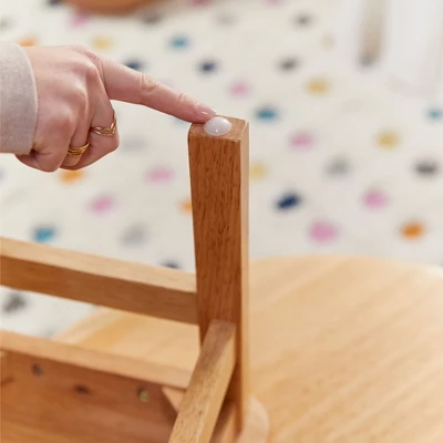 ECR4Kids Three Rung Ladderback Chair, Classroom Seating, Natural, 2-Pack 6 ECR4Kids Three Rung Ladderback Chair, Classroom Seating, Natural, 2-Pack - Image 6