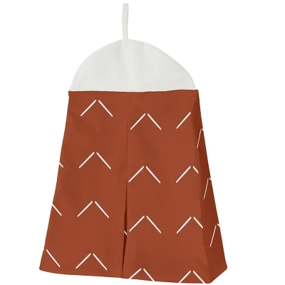 Sweet Jojo Designs Boy Or Girl Gender Neutral Unisex Baby Crib Bedding Set - Orange Diamond Tuft Collection 4pc 4 Sweet Jojo Designs Boy Or Girl Gender Neutral Unisex Baby Crib Bedding Set - Orange Diamond Tuft Collection 4pc - Image 4