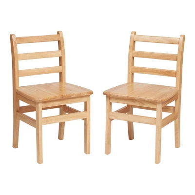 ECR4Kids Three Rung Ladderback Chair, Classroom Seating, Natural, 2-Pack 15 ECR4Kids Three Rung Ladderback Chair, Classroom Seating, Natural, 2-Pack - Image 15
