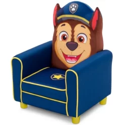 PAW Patrol Chase Figural Upholstered Kids' Chair - Delta Children -Children Peripherals GUEST 2bc45cb0 b16d 44f3 b363 23578de031ac