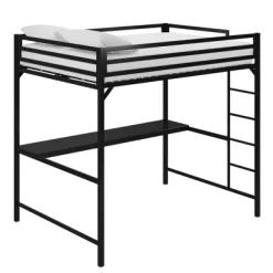 Full Max Metal Loft Bed With Desk - Room & Joy -Children Peripherals GUEST 2e70a03e 3f09 44cd 8605 e825b6417312