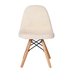 Merrick Lane Set Of 2 Children's Lyon Faux Shearling Accent Chairs, Modern Accent Chair For Bedroom, Entryway, And Living Room -Children Peripherals GUEST 3022808d 1e8c 4ae1 954d 9840e7b2d27a