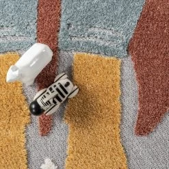 NuLOOM Journee Rocket Ship High-Low Kids Tasseled Area Rug -Children Peripherals GUEST 32c0a916 82cf 4b26 b99e 26878ad8f37d