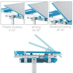 Costway Height Adjustable Children's Desk Chair Set Multifunctional Study Drawing -Children Peripherals GUEST 3463cfb3 14d3 473a a742 4c5722b7d9f3