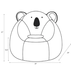 Koala Kids' Bean Bag Chair - Pillowfort™ -Children Peripherals GUEST 3688780a 0be5 40a4 b824 d6f306089e25