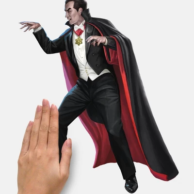 Classic Monsters Peel & Stick Wall Decals White - RoomMates 2 Classic Monsters Peel & Stick Wall Decals White - RoomMates - Image 2