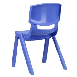 Flash Furniture 4 Pack Blue Plastic Stackable School Chair With 15.5'' Seat Height 14 Flash Furniture 4 Pack Blue Plastic Stackable School Chair With 15.5'' Seat Height -Children Peripherals GUEST 39c56bd6 b60e 448f b48a 72828cf84aa2