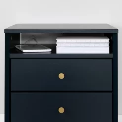 Dylane 2-Drawer Nightstand Navy - South Shore 13 Dylane 2-Drawer Nightstand Navy - South Shore -Children Peripherals GUEST 3a0a7b56 22e7 43cf 9156 7ae7030d9179