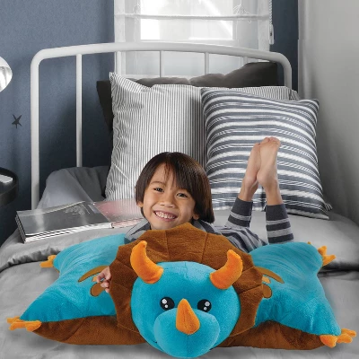 Blue Dinosaur Small Plush - Pillow Pets 2 Blue Dinosaur Small Plush - Pillow Pets - Image 2