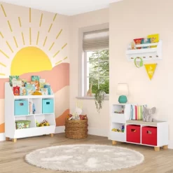 Kids' Catch-All Storage Bench White - RiverRidge Home -Children Peripherals GUEST 3e5acc47 8bba 43c0 9f12 c98f1b2d6eb4