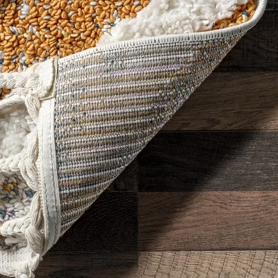 NuLOOM Ava Colorful Maze Kids Tassel Area Rug 6 NuLOOM Ava Colorful Maze Kids Tassel Area Rug - Image 6