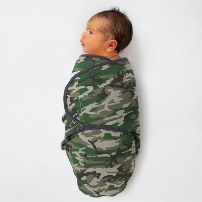 The Peanutshell Camo Elephant Swaddle Wrap For Newborn, Infant - 3-Pack 1 The Peanutshell Camo Elephant Swaddle Wrap For Newborn, Infant - 3-Pack