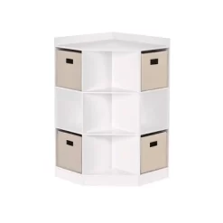 5pc Kids' Corner Cabinet Set With 4 Bins Set - RiverRidge Home -Children Peripherals GUEST 42b3b6fd 2e44 414b 9492 ae0bd425ecaa
