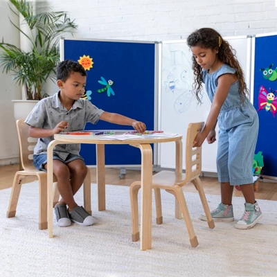 ECR4Kids Bentwood Chairs, Stackable School Chairs, Assembled, 2-Pack - Natural 5 ECR4Kids Bentwood Chairs, Stackable School Chairs, Assembled, 2-Pack - Natural - Image 5