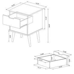 Modern Kids' Nightstand White - Pillowfort™ 13 Modern Kids' Nightstand White - Pillowfort™ -Children Peripherals GUEST 43187505 1f27 4b45 8d32 b1cd213ac469