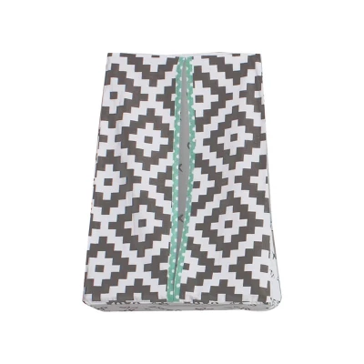 Bacati - Love Gray Mint 10 Pc Crib Bedding Set With Long Rail Guard Cover 7 Bacati - Love Gray Mint 10 Pc Crib Bedding Set With Long Rail Guard Cover - Image 7