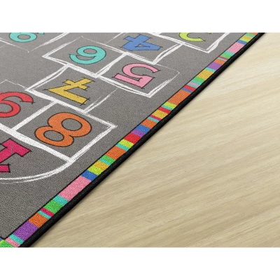 Flagship Carpets Hopscotch Rainbow Numbers Children's Area Rug, 3' X 5' 4 Flagship Carpets Hopscotch Rainbow Numbers Children's Area Rug, 3' X 5' - Image 4