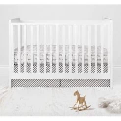 Bacati - Love Aztec Design/Print Gray/Silver 6 Pc Crib Bedding Set With Long Rail Guard Cover 15 Bacati - Love Aztec Design/Print Gray/Silver 6 Pc Crib Bedding Set With Long Rail Guard Cover -Children Peripherals GUEST 44418add 842b 487c 90cf 8fdebcd49ffc