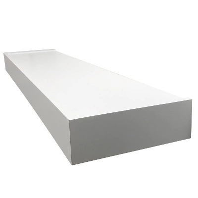 24" Floating Shelf With Lip For Kids' Room White - InPlace 2 24" Floating Shelf With Lip For Kids' Room White - InPlace - Image 2