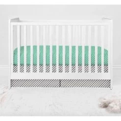 Bacati - Love Gray Mint 10 Pc Crib Bedding Set With Long Rail Guard Cover 15 Bacati - Love Gray Mint 10 Pc Crib Bedding Set With Long Rail Guard Cover -Children Peripherals GUEST 44b1b12f 72e7 489b 892d 1d58ba263547