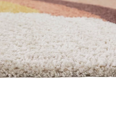5'3"x7' Bella Rainbow Cloud Shag Kids' Rug - Balta Rugs 4 5'3"x7' Bella Rainbow Cloud Shag Kids' Rug - Balta Rugs - Image 4