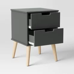 Modern Kids' Nightstand Dark Gray - Pillowfort™ -Children Peripherals GUEST 459cdb43 3af5 4fcf 9b5f 80d9f464a95c