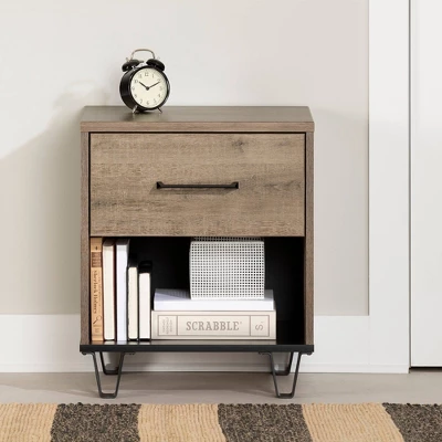 Arlen 1 Drawer Nightstand - South Shore 4 Arlen 1 Drawer Nightstand - South Shore - Image 4